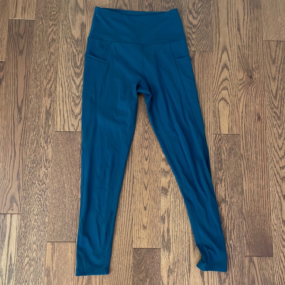 Gottex Athletic Leggings Women Size XS Navy Blue